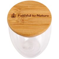 Faithful to Nature Double Walled Glass Cup